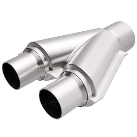 Y-PIPE 2.5IN, 2.5IN S/D STAINLESS STEEL